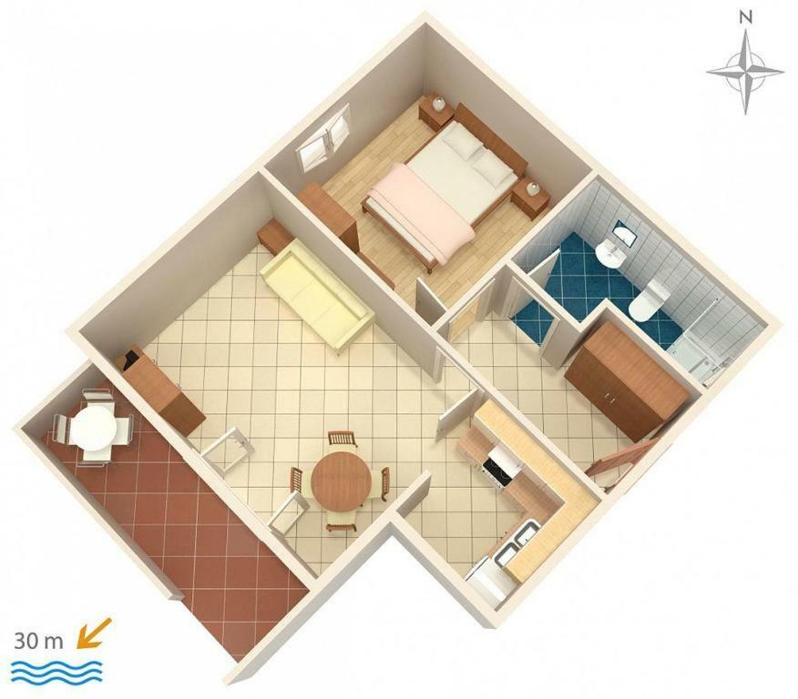 Apartments Renco Novaglia Esterno foto